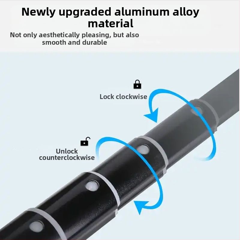 Подовият трипод за мобилен телефон и таблет с осветление за снимане (Материал: алуминиева сплав; Носимост: до 2 кг; Разтегателен; PTZ тип: триизмерен джимбал; Брой секции: 5)