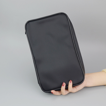 Τσαντάκι μακιγιάζ από καμβά για εργαλεία μακιγιάζ, οργανωτής με 21 θέσεις και εσωτερική τσέπη (πινέλα δεν περιλαμβάνονται)