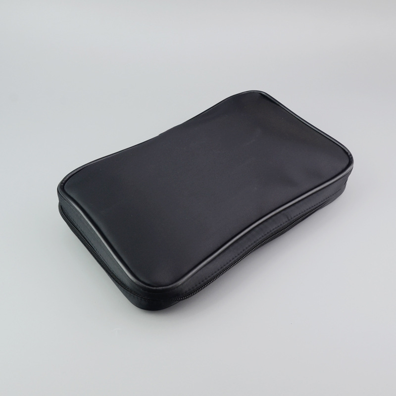 Τσαντάκι μακιγιάζ από καμβά για εργαλεία μακιγιάζ, οργανωτής με 21 θέσεις και εσωτερική τσέπη (πινέλα δεν περιλαμβάνονται)