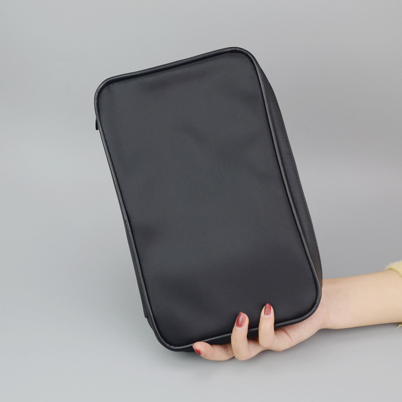 Τσαντάκι μακιγιάζ από καμβά για εργαλεία μακιγιάζ, οργανωτής με 21 θέσεις και εσωτερική τσέπη (πινέλα δεν περιλαμβάνονται)