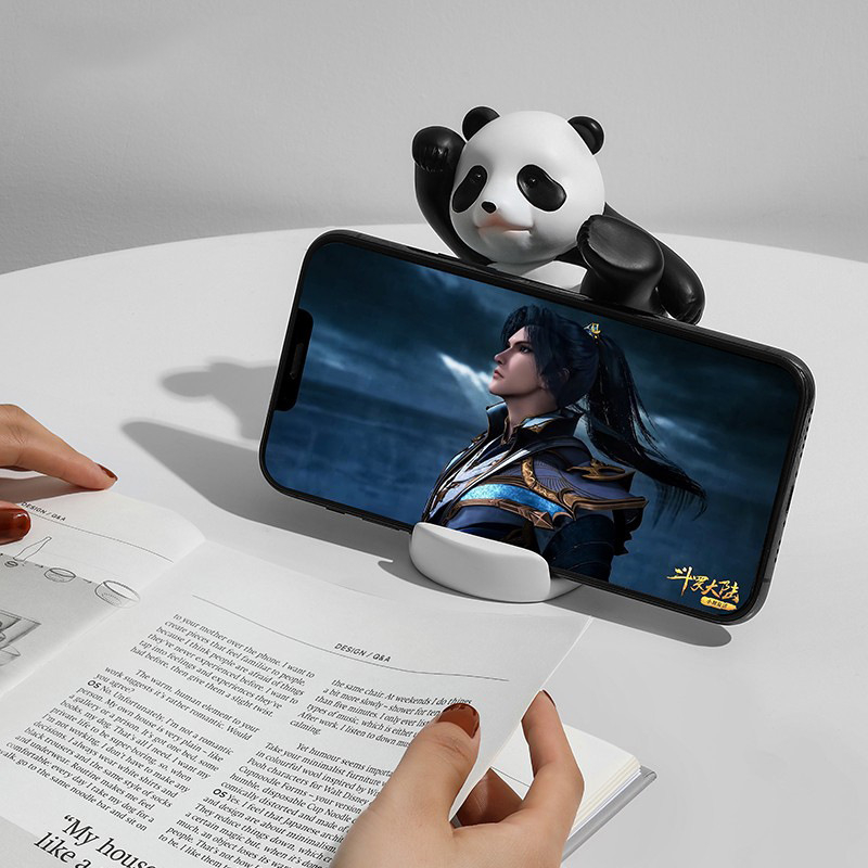Panda držač za stolni telefon – plastična karikatura dekoracija za ured, praktičan i kreativan poklon