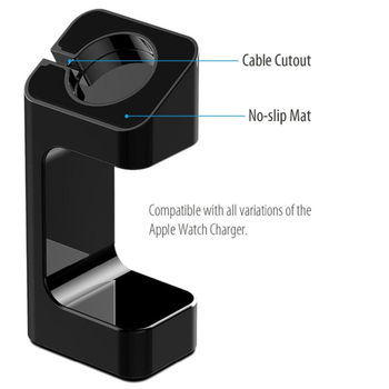 Пластмасов заряден док за каишка на Apple Watch – база за зареждане, Series 3