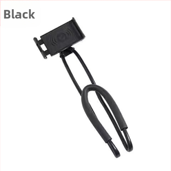 Пластмасов универсален държател за телефон и таблет с дизайн за носене около врата, подходящ за настолна употреба и монтаж в автомобил.