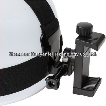 GoPro κεφαλοδέτης για αθλητική κάμερα — σετ 4-σε-1 με κλιπ τηλεφώνου, κατασκευή από PC και νάιλον, συμβατό με αθλητικές κάμερες και smartphones