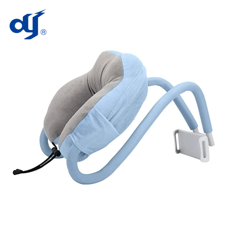 У-образна възглавница за шия с паметна пяна и PP тъкан, 770 г