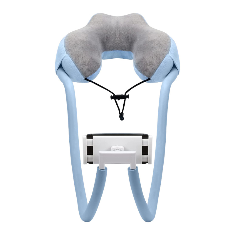 У-образна възглавница за шия с паметна пяна и PP тъкан, 770 г