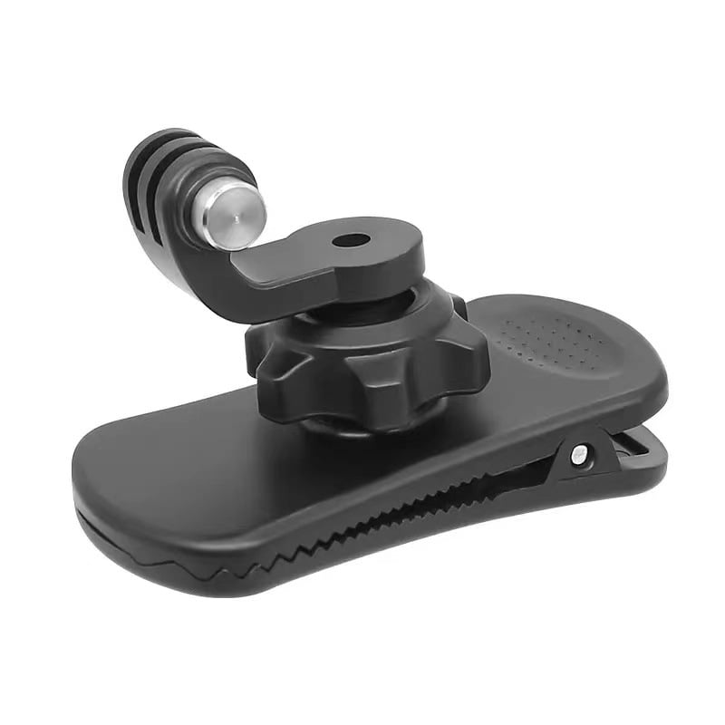GoPro klip za ranac s kuglastom glavom i vijcima – univerzalni podesivi vanjski dodatak za Hero 1–12 (plastika, Jiashuo JS124, 1 kom.)