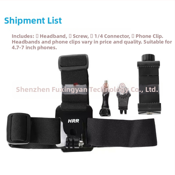 Στήριγμα κινητού τηλεφώνου για κεφάλι, 4-σε-1 σχεδίαση, υλικό νάιλον, γενική συμβατότητα