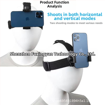 Στήριγμα κινητού τηλεφώνου για κεφάλι, 4-σε-1 σχεδίαση, υλικό νάιλον, γενική συμβατότητα