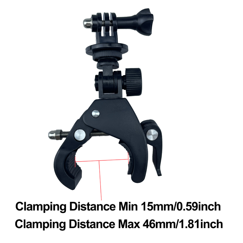 Universālais stūres balsts kamerai un tālrunim, 360° rotējošs, modelis A0DB12, zīmols Love to Smoke