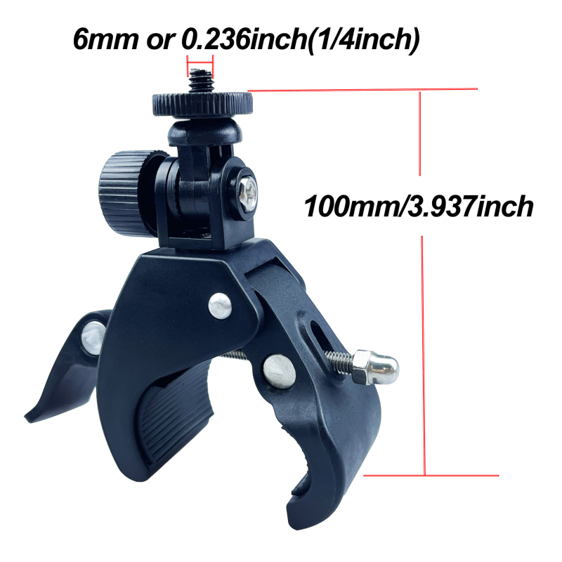 Universālais stūres balsts kamerai un tālrunim, 360° rotējošs, modelis A0DB12, zīmols Love to Smoke