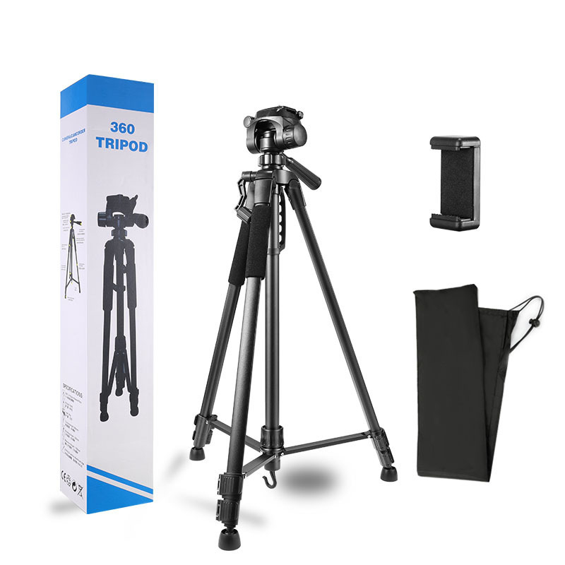 Κάμερα τρίποδο μήκους 1,7 m με τρισδιάστατο γίμπαλ, μεταλλικός σκελετός, φορτίο 3 kg