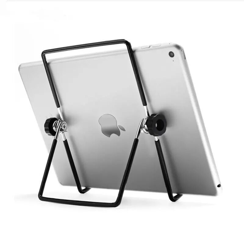 Stojan na telefón a tablet, stolný skladací stojan, trojuholníkový rám z kovovej drôty