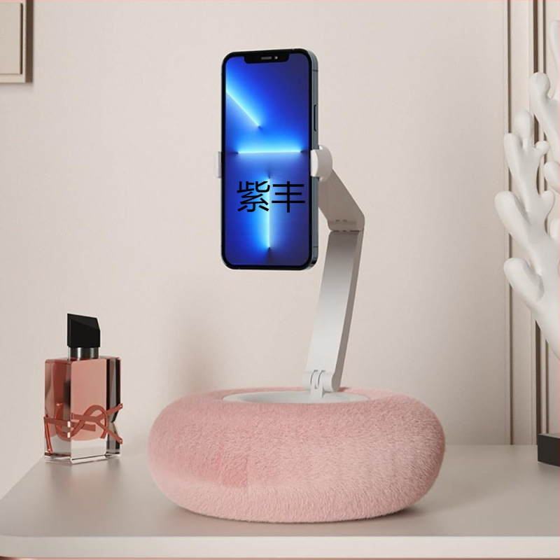 Въртящ се регулируем държач за мобилен телефон — пластмасова конструкция, модерен арт стил