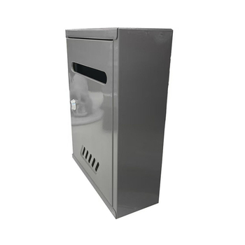 Μεταλλικό κουτί ταχυδρομείου τοίχου, ευρωπαϊκού στυλ, εξωτερικό αδιάβροχο με κλείδωμα για γράμματα και εφημερίδες, μοντέρνος μινιμαλιστικός σχεδιασμός