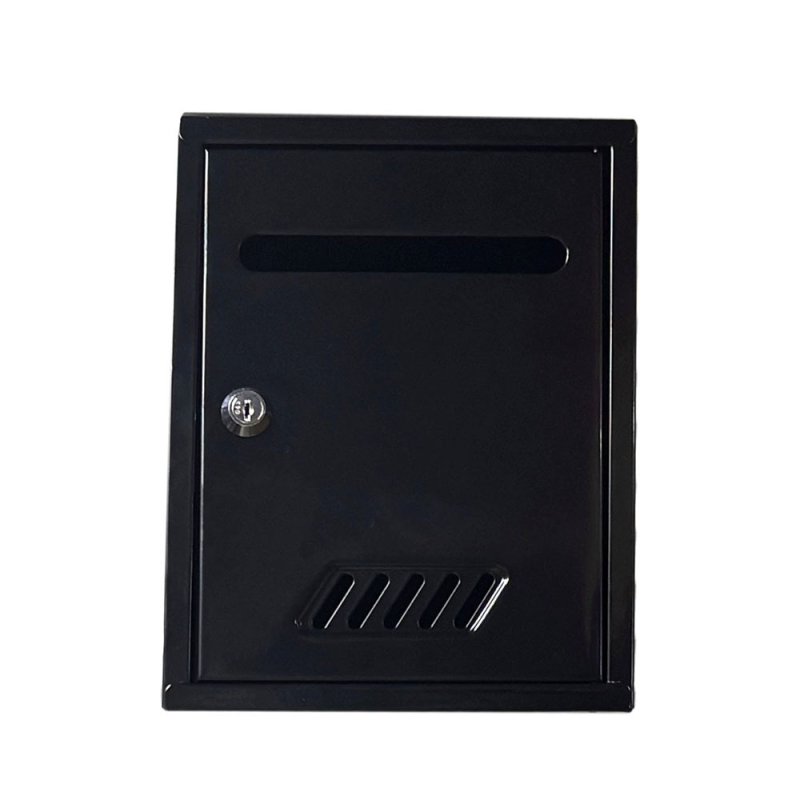 Μεταλλικό κουτί ταχυδρομείου τοίχου, ευρωπαϊκού στυλ, εξωτερικό αδιάβροχο με κλείδωμα για γράμματα και εφημερίδες, μοντέρνος μινιμαλιστικός σχεδιασμός