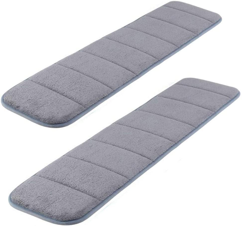 Plušinė klaviatūros pagalvėlė, model SP-256, vienpusė, su riešo atrama ir rankų pagalvėle, siuvimo procesas