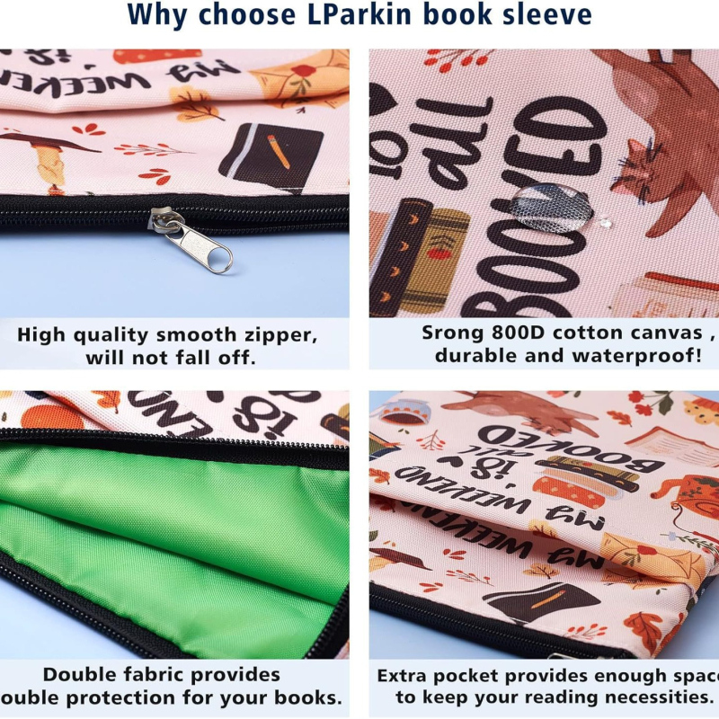 Knygų dėklas su užtrauktuku, poliesteris, CZ25