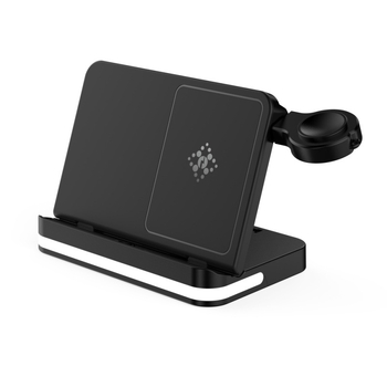 Αναδιπλούμενος ασύρματος φορτιστής 3-σε-1 για Samsung W23/W24, αποσπώμενος φορτιστής ρολογιού, γρήγορη φόρτιση