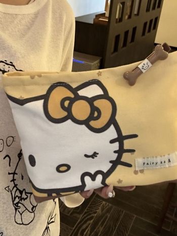 Τσάντα μακιγιάζ με μοτίβο γάτας, μεγάλη χωρητικότητα, καμβάς, επένδυση από νάιλον, διαπνέουσα και εξαιρετικά ελαφριά, για γυναίκες