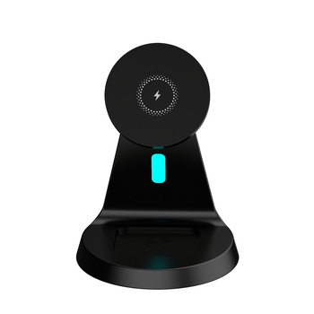 Τρία σε Ένα μαγνητικό ασύρματο φορτιστή-βάση για iPhone 16, Apple Watch και AirPods – Έξοδος 15W, Ρεύμα 3A, QC3.0 γρήγορη φόρτιση, Συνολική ισχύς 18W