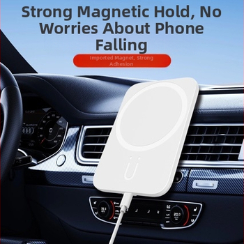 Μαγνητικός κάτοχος κινητού για αυτοκίνητο με ασύρματη γρήγορη φόρτιση 15W, PD φόρτιση, καθολική συμβατότητα, συμπαγής και φορητός