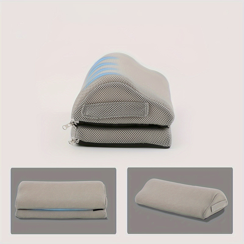 Офис подпорка за крак с паметна пяна, двупластов дизайн, сгъваема за възрастни (паметна пяна, двупластов, сгъваема, за възрастни)