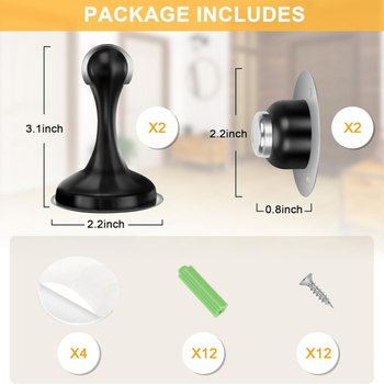 Περιοριστής πόρτας, μοντέλο 138, ανοξείδωτο ατσάλι, φινίρισμα βουρτσισμένο, τοποθέτηση σε τοίχο