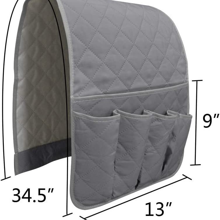 Pakabinamas laikymo krepšys sofai atlošui ir naktiniam staliukui — poliesteris, modelis OCMoy7, daugiafunkcinis organizatorius