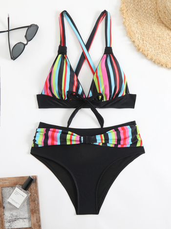 Costum de baie pentru femei fără mâneci cu cupă și burete, model sexy, material poliester 82% și căptușeală spandex 18%, fără suport metal, pentru înot