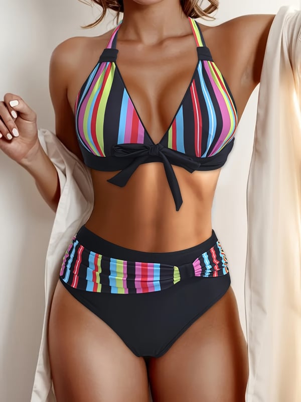 Costum de baie pentru femei fără mâneci cu cupă și burete, model sexy, material poliester 82% și căptușeală spandex 18%, fără suport metal, pentru înot