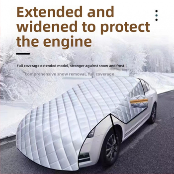 Chiweng Μισό Κάλυμμα Μπροστινού Παρμπρίζ, Αλουμινένιο Φιλμ, Χειμερινή Προστασία Κατά του Πάγου