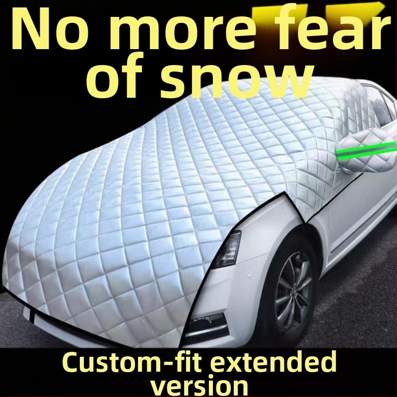 Chiweng полупокривало за предното стъкло на автомобила, алуминиев филм, зимна защита срещу замръзване