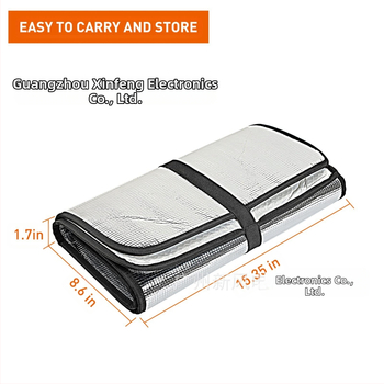 Κάλυμμα ήλιου αυτοκινήτου για Wrangler με μόνωση από αλουμινόφυλλο — μοντέλο NW-JP-064; αδιάβροχο; διάρκεια ζωής 1 έτος; συμβατό με Wrangler