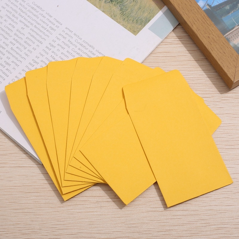 Popierinių dovanų maišelių rinkinys, kinietiško voko stiliaus, logotipo spausdinimas, pritaikomas, privatų prekės ženklo licencija