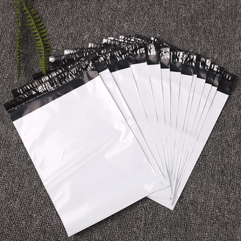 HDPE ekspressiuntinių maišelis su logotipu, užsandaravimo ilgis 4 cm, be savarankiško užsandaravimo, skirtas saugojimui