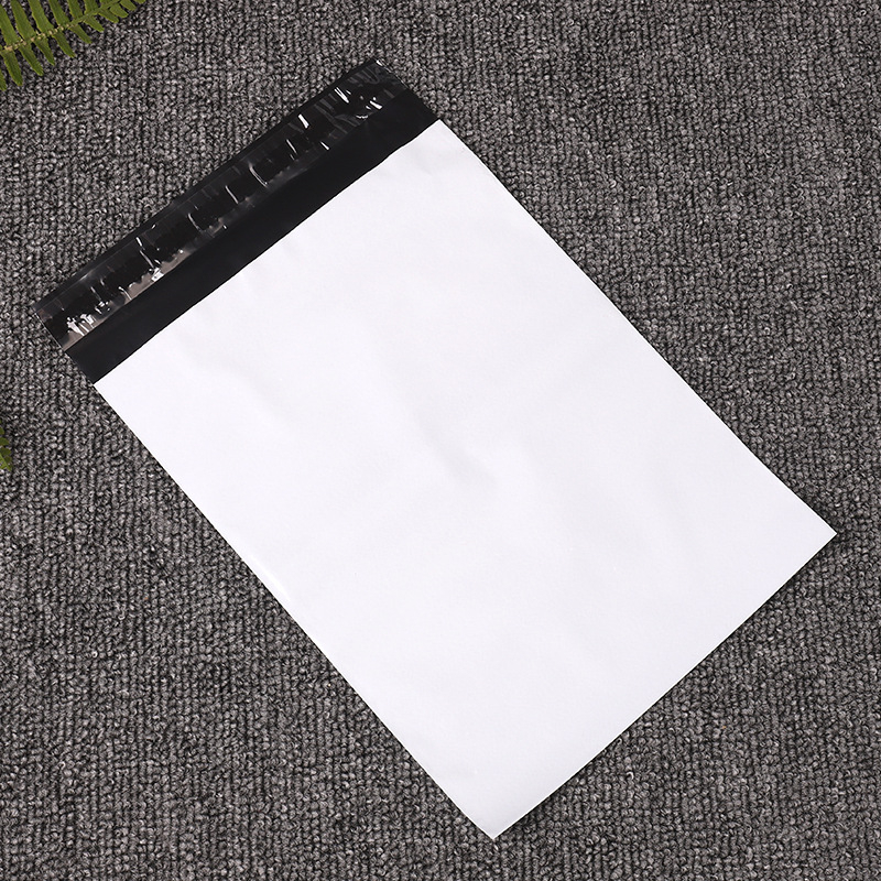 HDPE ekspressiuntinių maišelis su logotipu, užsandaravimo ilgis 4 cm, be savarankiško užsandaravimo, skirtas saugojimui