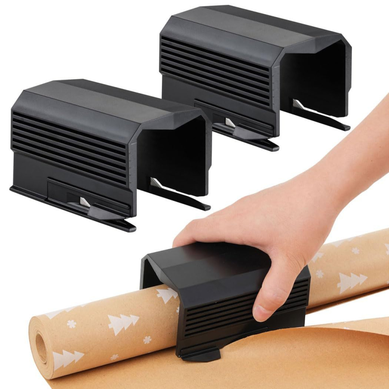 Резачка за рулонна хартия - минималистичен пластмасов дизайн, инжекционно формована, декоративно окачване (Материал: пластмаса; Производство: инжекционно формоване; Стил: минималистичен; Окачване: декоративно)