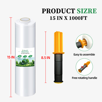 PE ръчен опаковъчен филм, LDPE, самозалепващ разтягащ филм, обработка по поръчка, марка Dai dai tong