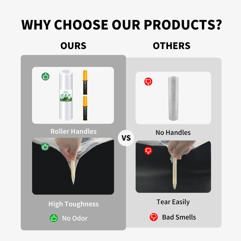 PE ръчен опаковъчен филм, LDPE, самозалепващ разтягащ филм, обработка по поръчка, марка Dai dai tong