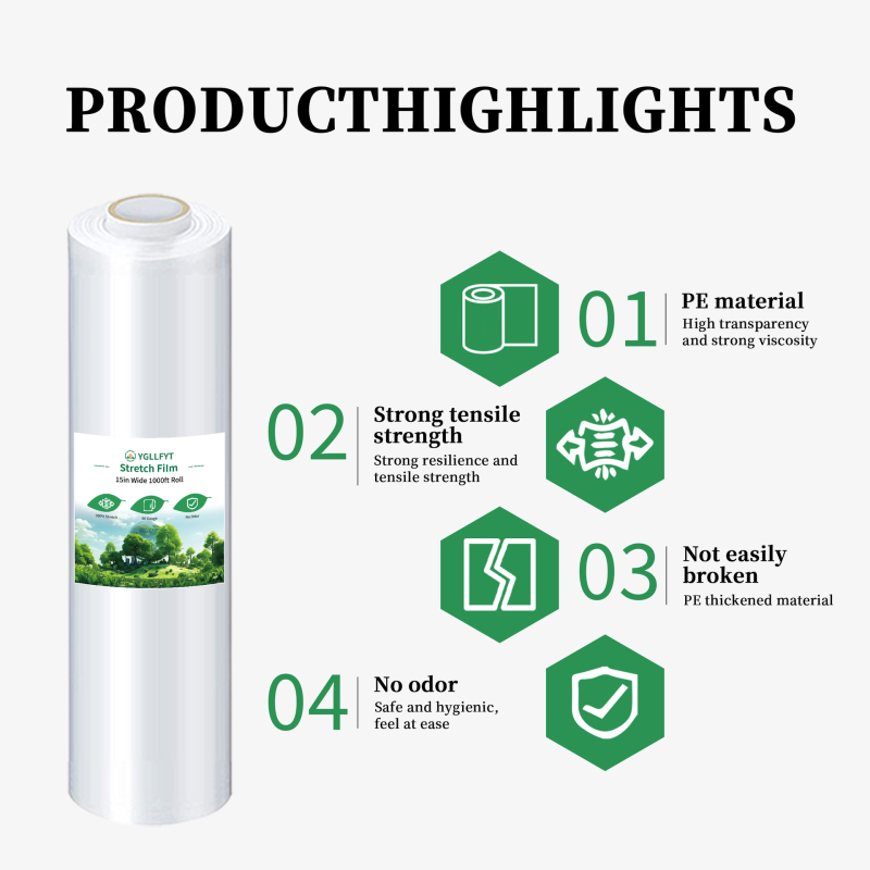 PE ръчен опаковъчен филм, LDPE, самозалепващ разтягащ филм, обработка по поръчка, марка Dai dai tong