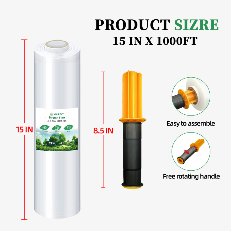 PE ръчен опаковъчен филм, LDPE, самозалепващ разтягащ филм, обработка по поръчка, марка Dai dai tong