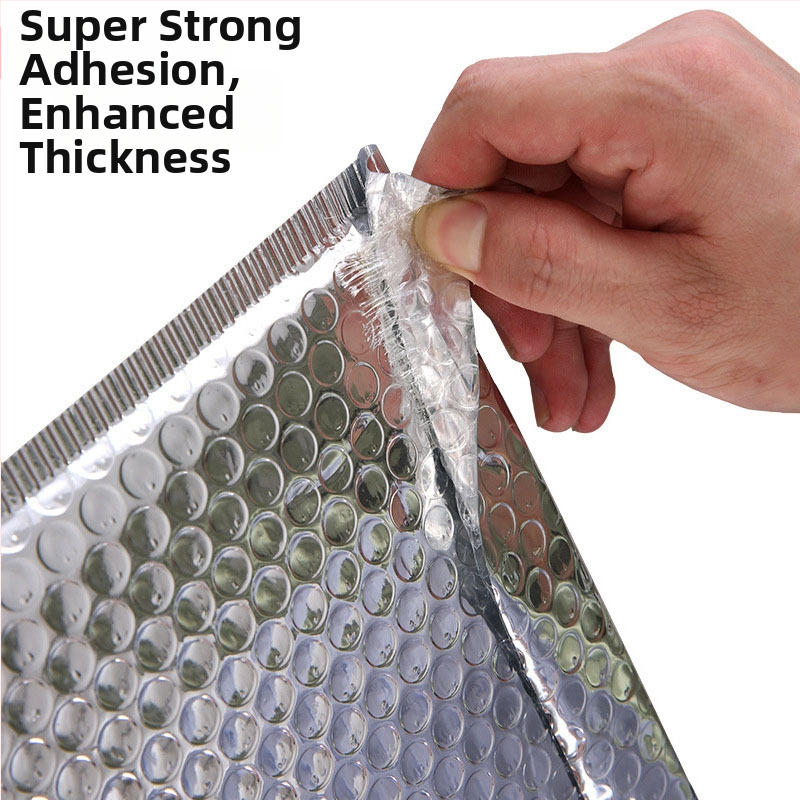 Балонена пощенска торба с алуминизиран филм, дебелина 0,05 мм, 100% чист материал, правоъгълна форма, предназначена за логистично опаковане