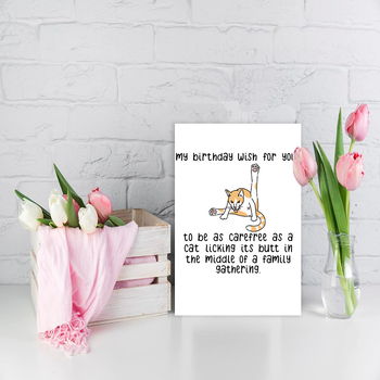 Картички за поздрави със пликове YUZHUO — хартия, печат, подходящи за сватба, рожден ден и Коледа, стил: свеж