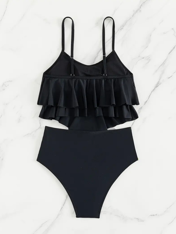 Ženski dvodijelni bikini za plivanje, otvorenih leđa, seksi stil, visoka elastičnost; jastučići za grudi; bez metalne potpore; materijal poliester 82%, podstava spandex 18%, težina 200 g/m²; pogodno za plivanje i vodene sportove