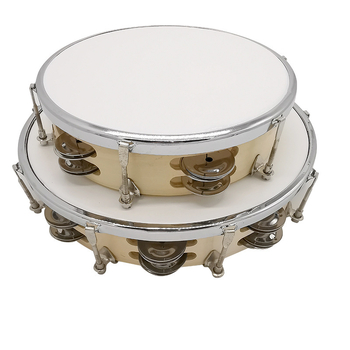 Tamburín s dvojradovými zvonkami, drevené telo, Back Wave Instrumental Music – príslušenstvo