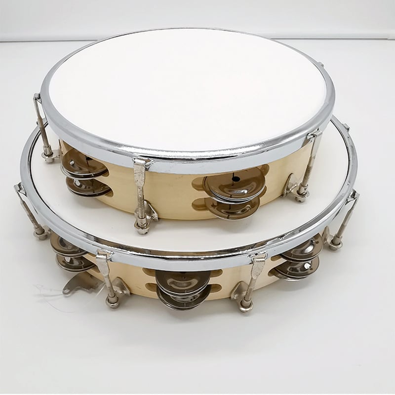 Tamburín s dvojradovými zvonkami, drevené telo, Back Wave Instrumental Music – príslušenstvo