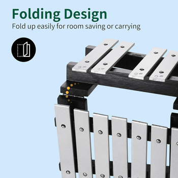 Преносимо алуминиево пиано с 30 клавиши, ударен инструмент Орф, сгъваемо с чанта, модел 324