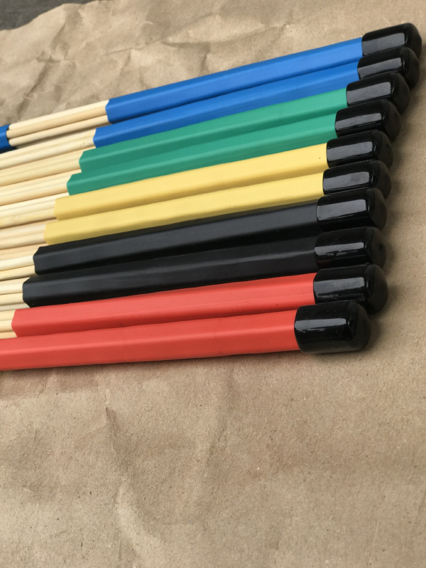 Професионална дървена барабанна четка от бамбук – джаз барабанна четка, чифт, 19 снопчета