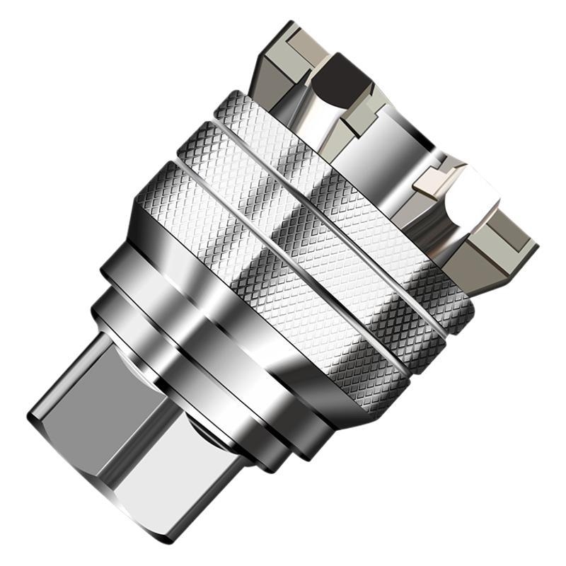 Wallfan универсален комплект гаечен ключ с гнезда — регулируем многофункционален инструмент за гнезда, Cr-V сплав стомана, полирана повърхност